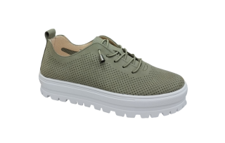 Dámská volnočasová obuv,50722, KHAKI